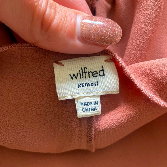 Wilfred Scoop back Peplum Top. XS - Picture 4 of 4